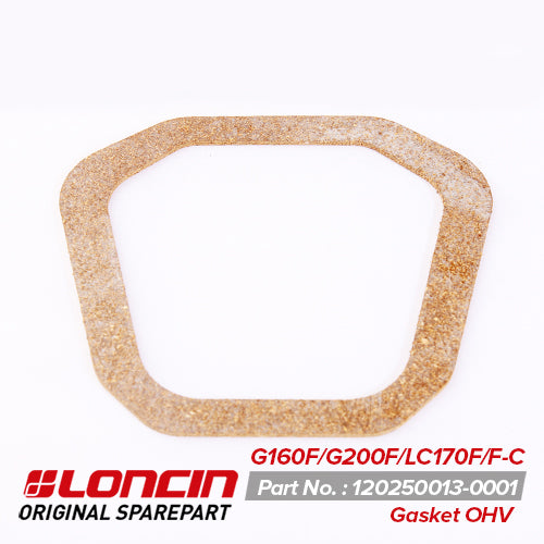 (120250013-0001) Gasket Cylinder Head Cover (OHV) for G160FA, G200F, G200F-C & LC170F, LC170F-C