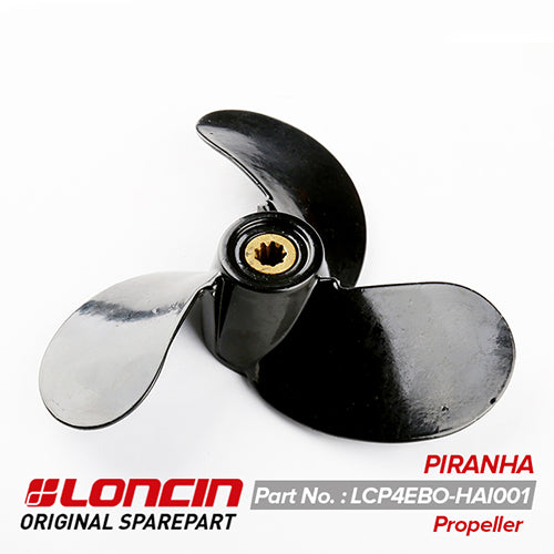 (LCP-4EBO-HAI001) Propeller for Piranha Outboard Engine
