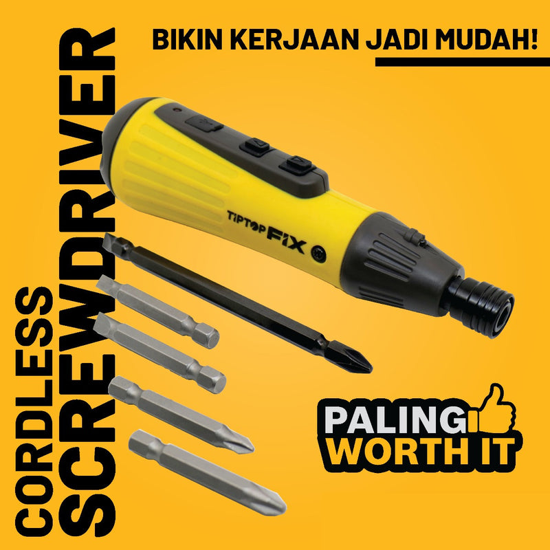 Tip Top FIX 4.2 V The Smart Driver Cordless tanpa kabel