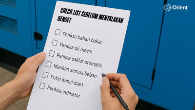Check List Sebelum Menyalakan Genset