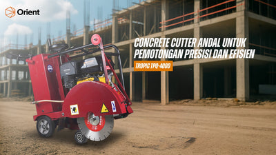 TROPIC TPQ-400D Concrete Cutter Andal untuk Pemotongan Presisi dan Efisien
