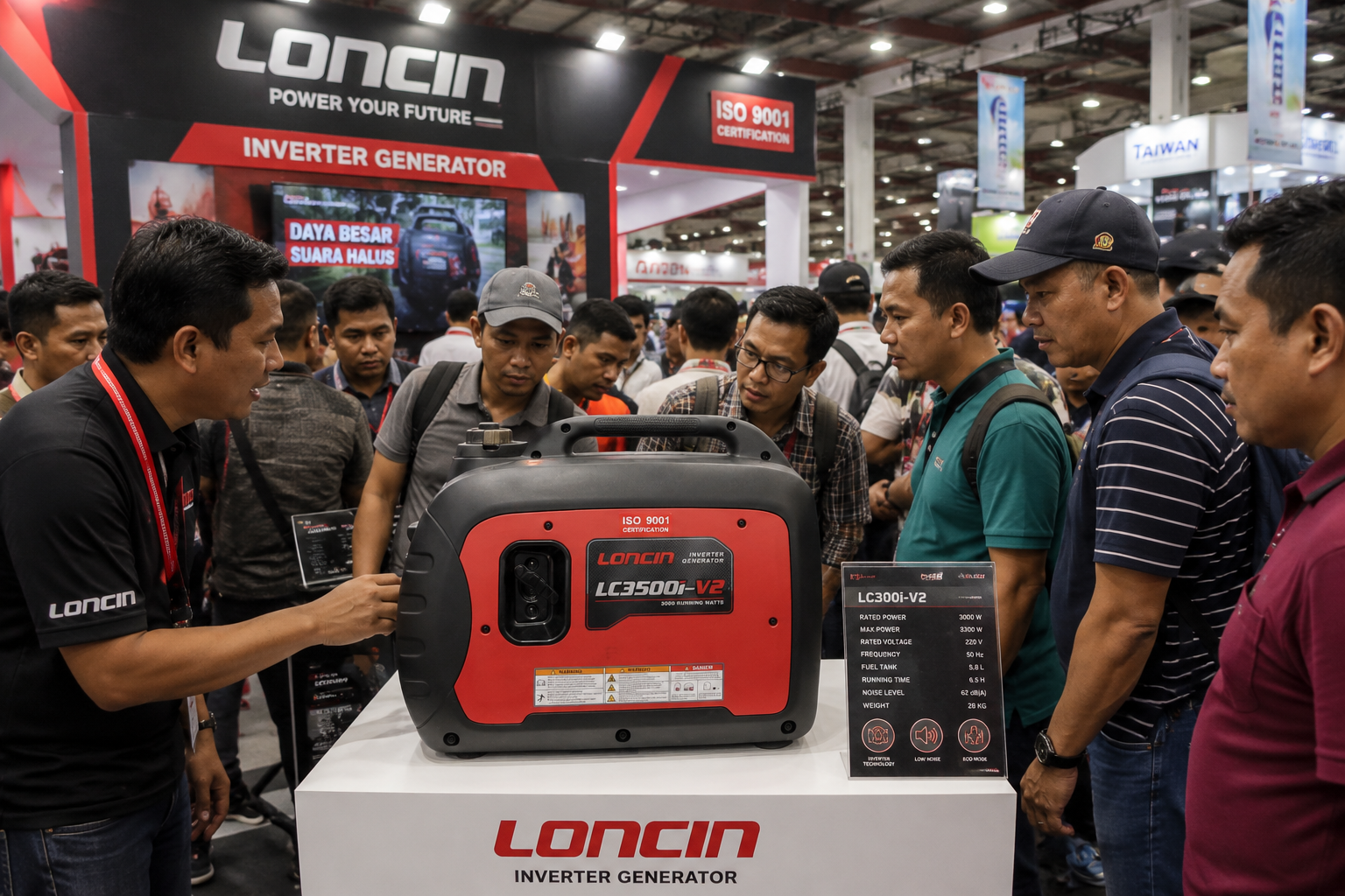 Jual Genset Loncin LC3500i-V2 Inverter | Harga Genset Loncin Terbaru