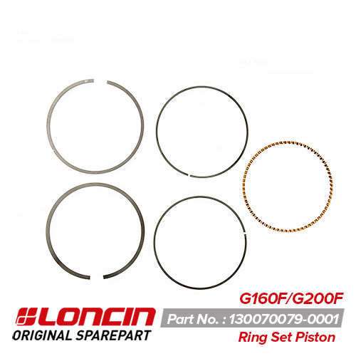 (130070079-0001) Ring Set Piston for G160F & G200F