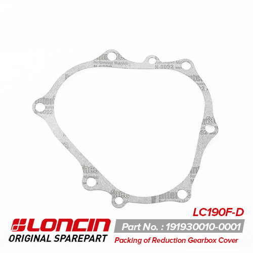 (191930010-0001) Packing Reduction Gearbox Cover for LC190FD