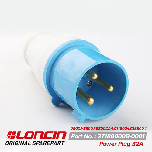 (271880008-0001) Power Plug 32A for 7900J,8900J,9800DA,LC11800,LC15800-1