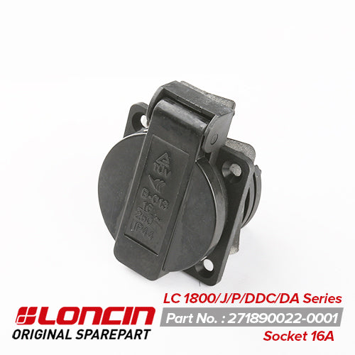(271890022-0001) Socket 16A for LC1800,J,DDC,P,DA