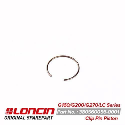 (380560056-0001) Clip Pin Piston for G160-G270, LC Series
