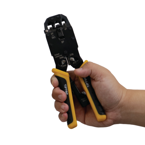 Tip Top THT-CR468 Modular Crimping Tool Pin 4,6,8 With Ratchet